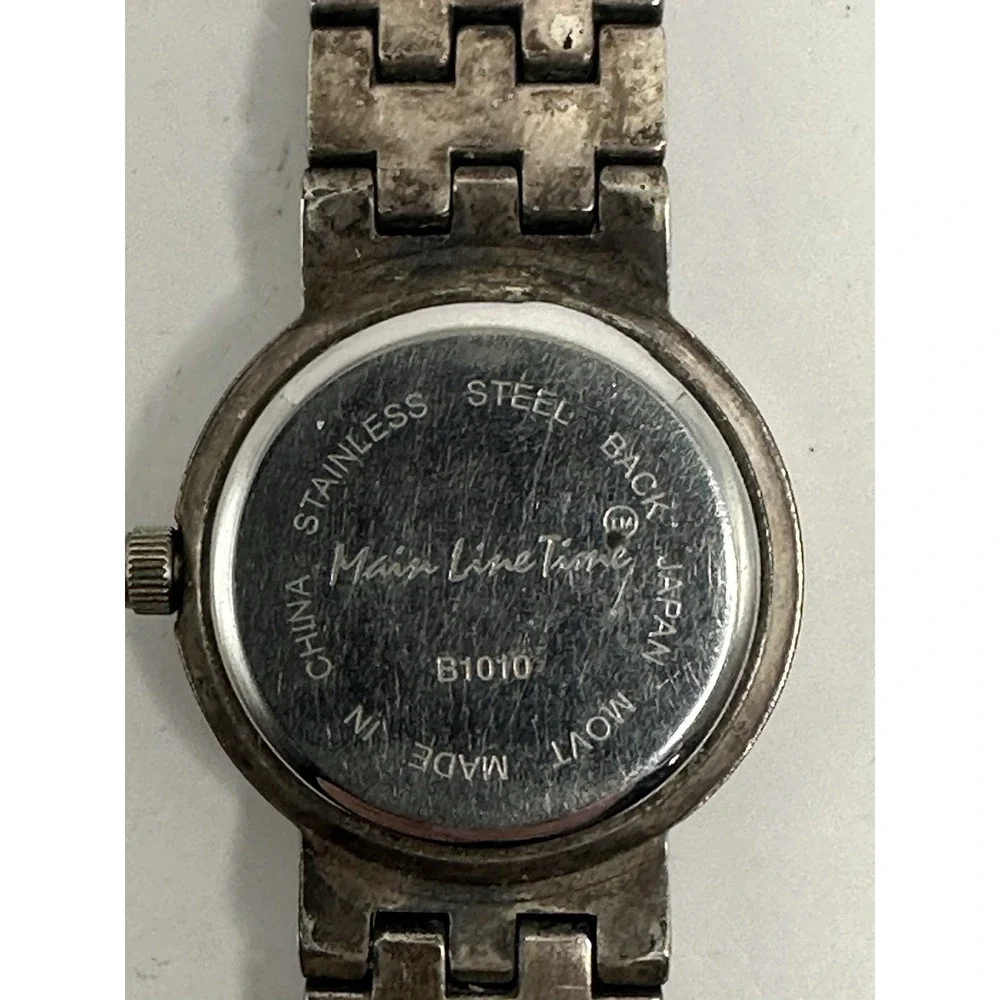 Main Line Time Ladies MOP Watch New Battery‎ B1010 24MM 7.5